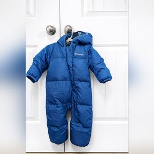 Columbia Infant Blue Snowsuit Size 6-12 Months